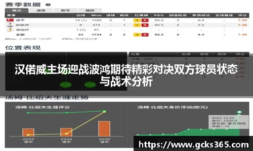 汉偌威主场迎战波鸿期待精彩对决双方球员状态与战术分析